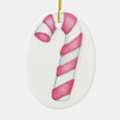 Candy Cane Keramik Ornament (Vorne)