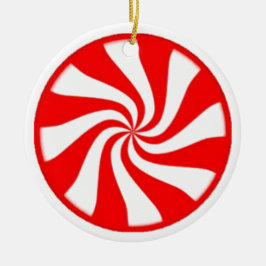 Candy Cane Keramikornament