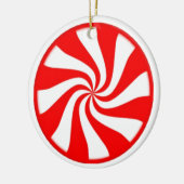 Candy Cane Keramikornament (Links)