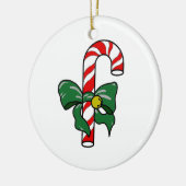 Candy Cane Keramikornament (Links)