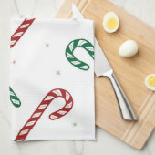 Candy Cane Kitchen Towel Geschirrtuch (Viertel Falte)