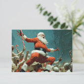 Candy Cane Kreuzritter Grußkarte Karte (Stehend Vorderseite)