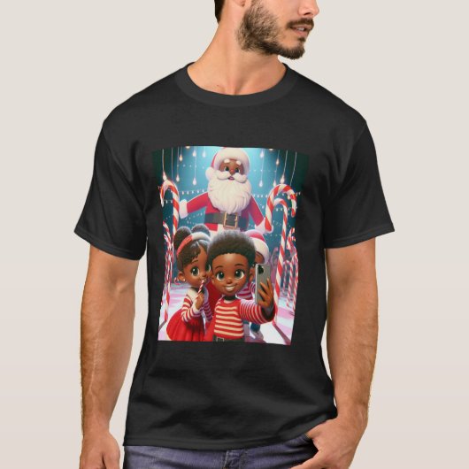 Candy Cane Lane American Siblons Holiday T-Shirt (Vorderseite)
