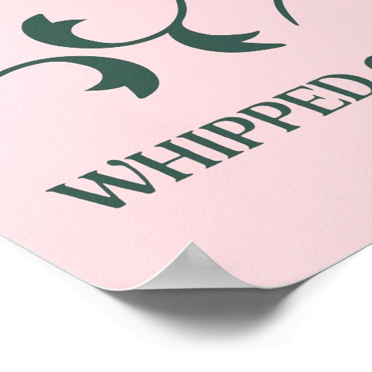 Candy Cane Lane Hot Chocolate Bar Poster (Ecke)