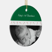 Candy Cane Lane Verzierung (Grün) Keramik Ornament (Rechts)