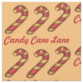 Candy Cane Lane Weihnachtskeks Weihnachtsgebäck Stoff (Nahaufnahme)