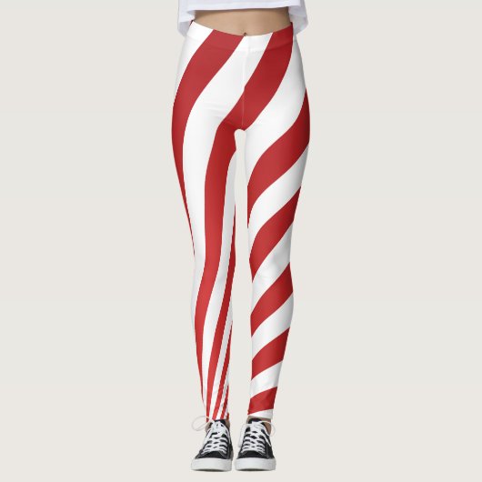 Candy Cane Leggings (Vorderseite)