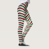 Candy Cane Leggings Niedliche Weihnachtskostümchen (Rechts)