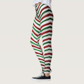 Candy Cane Leggings Niedliche Weihnachtskostümchen (Links)