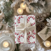 Candy Cane Letter C Christmas Geschenkpapier