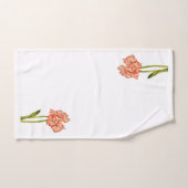 Candy Cane Lilies auf einem Badetuch-Set Badhandtuch Set (Handtuch)