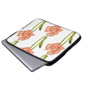 Candy Cane Lilies auf einem Laptop-Sieb Laptopschutzhülle (Vorne Knopf)