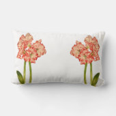 Candy Cane Lilies auf einem Lumbarkissen Lendenkissen (Rückseite)