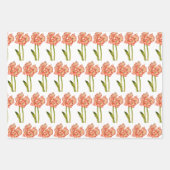 Candy Cane Lilies auf einem Wrapping Paper Set Geschenkpapier Set (Vorderseite 2)