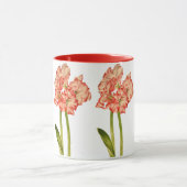 Candy Cane Lilies auf einer Combo-Tasse Tasse (Zentrum)