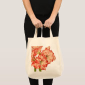 Candy Cane Lilies auf einer Tasche (Vorderseite (Produkt))