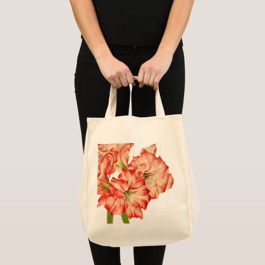 Candy Cane Lilies auf einer Tasche (Vorderseite (Produkt))