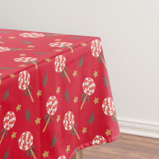 Candy Cane Lollipops Tablecloth Tischdecke (Beispiel)