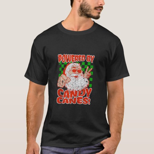 Candy Cane Lover Cool Santa Claus Girl Boy Men Wom T-Shirt (Vorderseite)