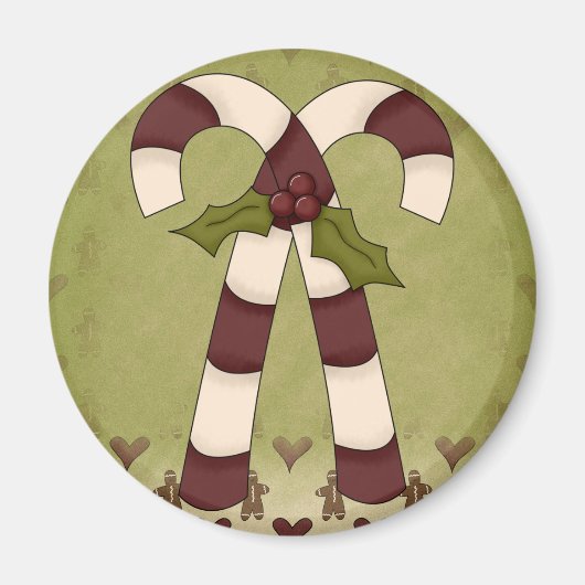 Candy Cane Magnet (Vorne)