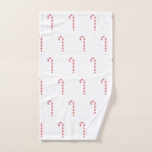 Candy Cane Malermuster Badetuch Set (Handtuch)