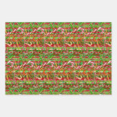 Candy Cane Mania Geschenkpapier Set (Vorderseite 3)