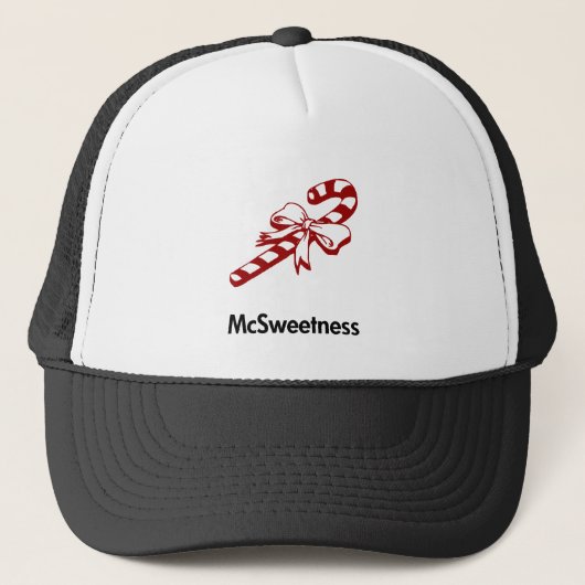 Candy Cane McSweetness Truckerkappe (Vorderseite)