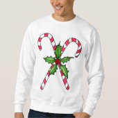 Candy Cane Men's Sweatshirt (Vorderseite)