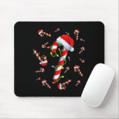 Candy Cane Merry und Helle Red und White Candy Ch Mousepad (Mit Mouse)