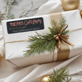 Candy Cane Merry Weihnachtsgeschenk-Label