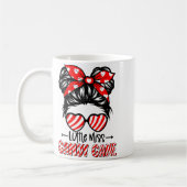 Candy Cane Messy Bun Girl Christmas Xmas Holiday G Kaffeetasse (Links)