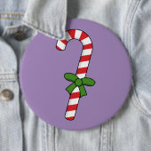 Candy Cane mit Green Ribbon Button (Beispiel)