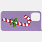 Candy Cane mit Green Ribbon Case-Mate iPhone Hülle (Rückseite (Horizontal))