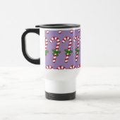 Candy Cane mit Green Ribbon Reisebecher (Links)