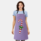 Candy Cane mit Green Ribbon Schürze (Getragen)