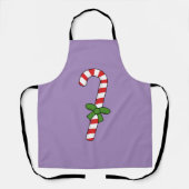 Candy Cane mit Green Ribbon Schürze (Vorderseite)
