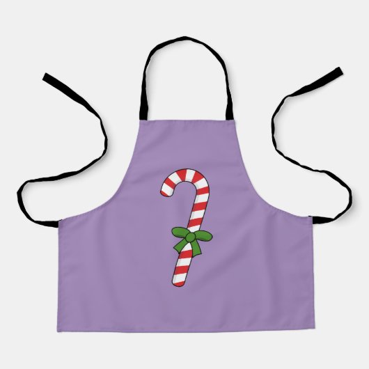 Candy Cane mit Green Ribbon Schürze (Vorderseite)