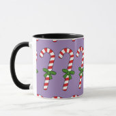 Candy Cane mit Green Ribbon Tasse (Links)