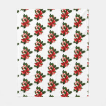 Candy Cane mit Holly Retro Weihnachtsmuster