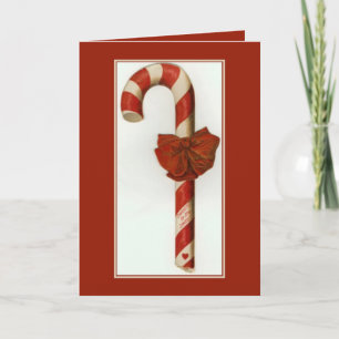 Candy Cane mit Liebe Feiertagskarte