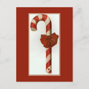 Candy Cane mit Liebe Postkarte