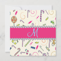 Candy Cane Monogram
