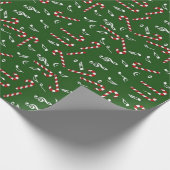 Candy Cane Music Geschenkpapier (Ecke)