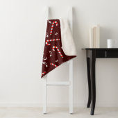 Candy Cane Musiknoten Sherpadecke (Beispiel)