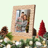 Candy Cane Muster 8x10 Geätzte Rahmen