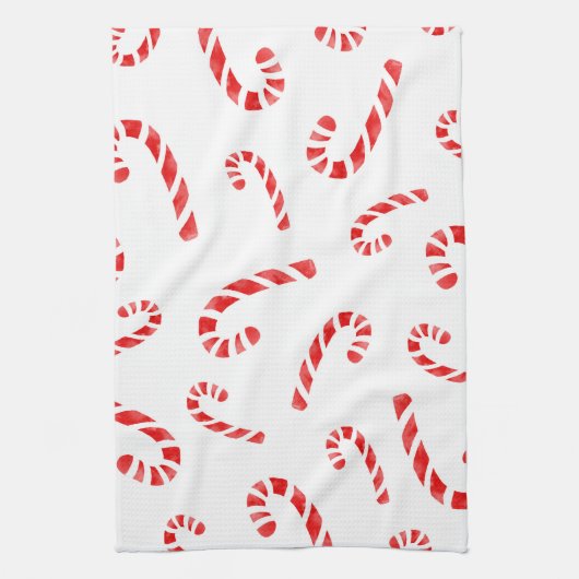 Candy Cane Muster Geschirrtuch (Vertikal)