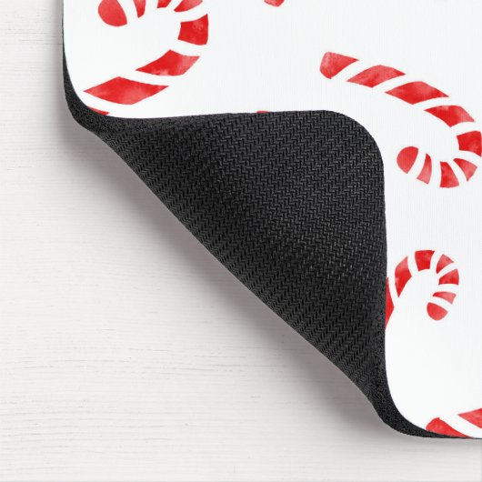 Candy Cane Muster Mousepad (Ecke)