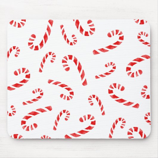 Candy Cane Muster Mousepad (Vorne)