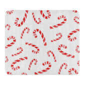 Candy Cane Muster Schneidebrett (Vorderseite)