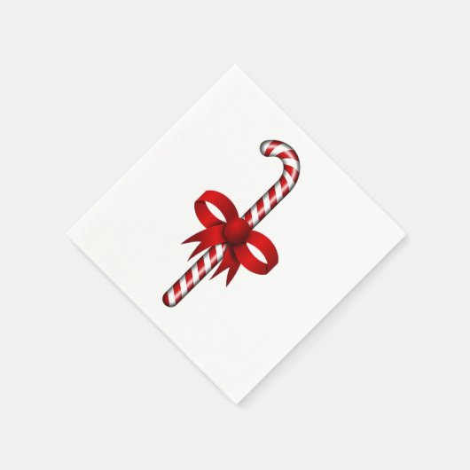 Candy Cane Napkins Serviette (Ecke)